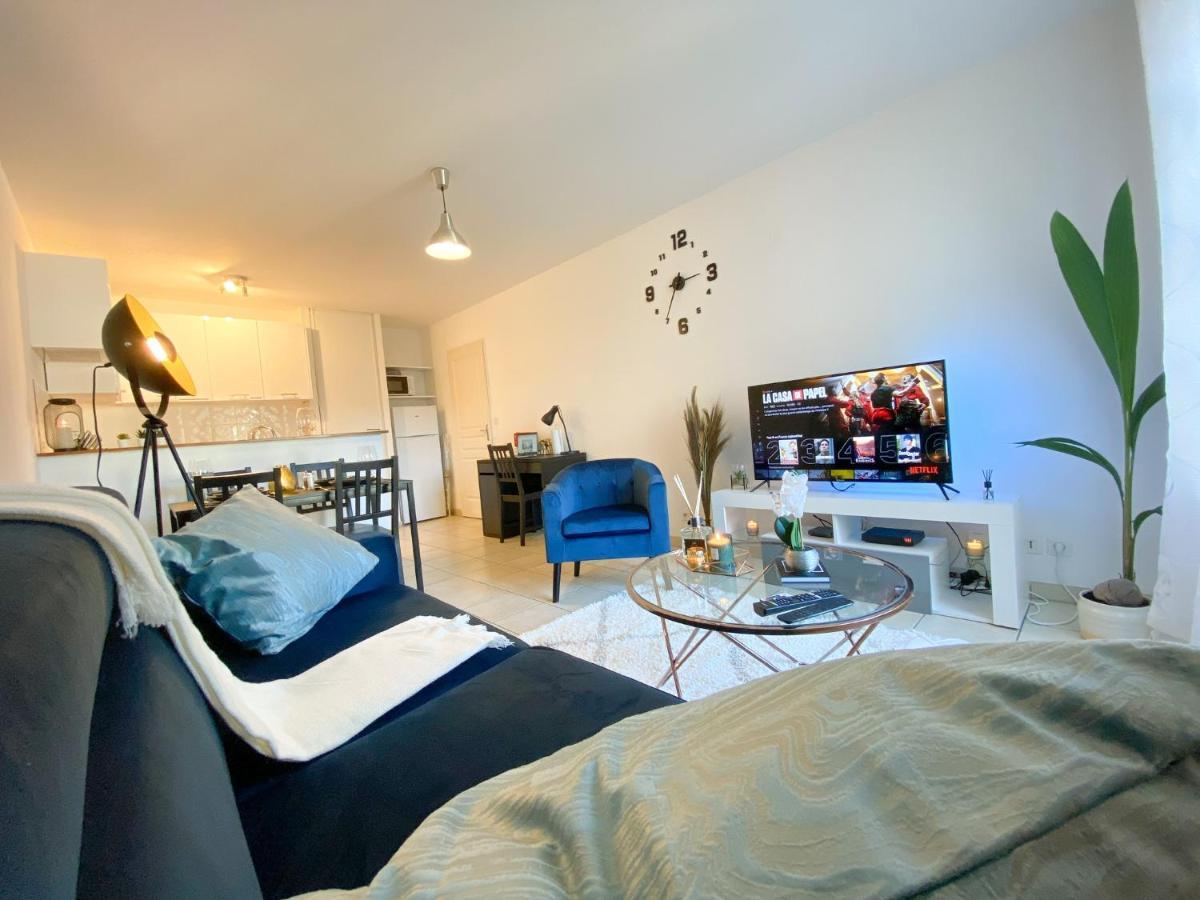 Blue Pearl - Parking - Gare Rer A 5 Min Lejlighed Corbeil-Essonnes Eksteriør billede